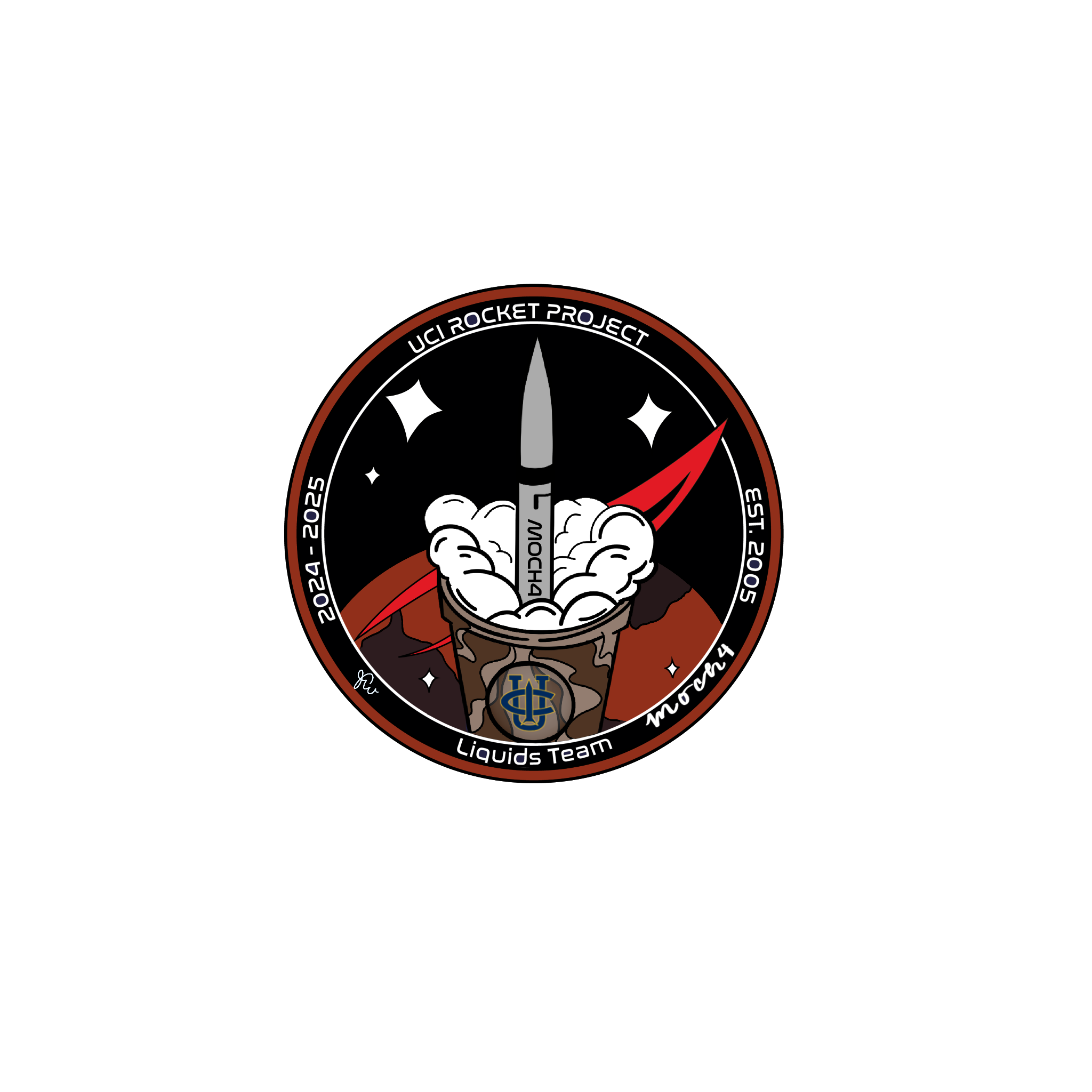 Mission patch dark colorway
